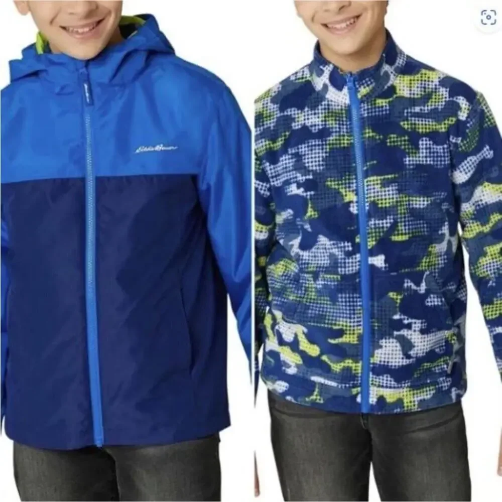 Eddie Bauer Boy’s' 3-in-1 Blue Jacket XS 5/6